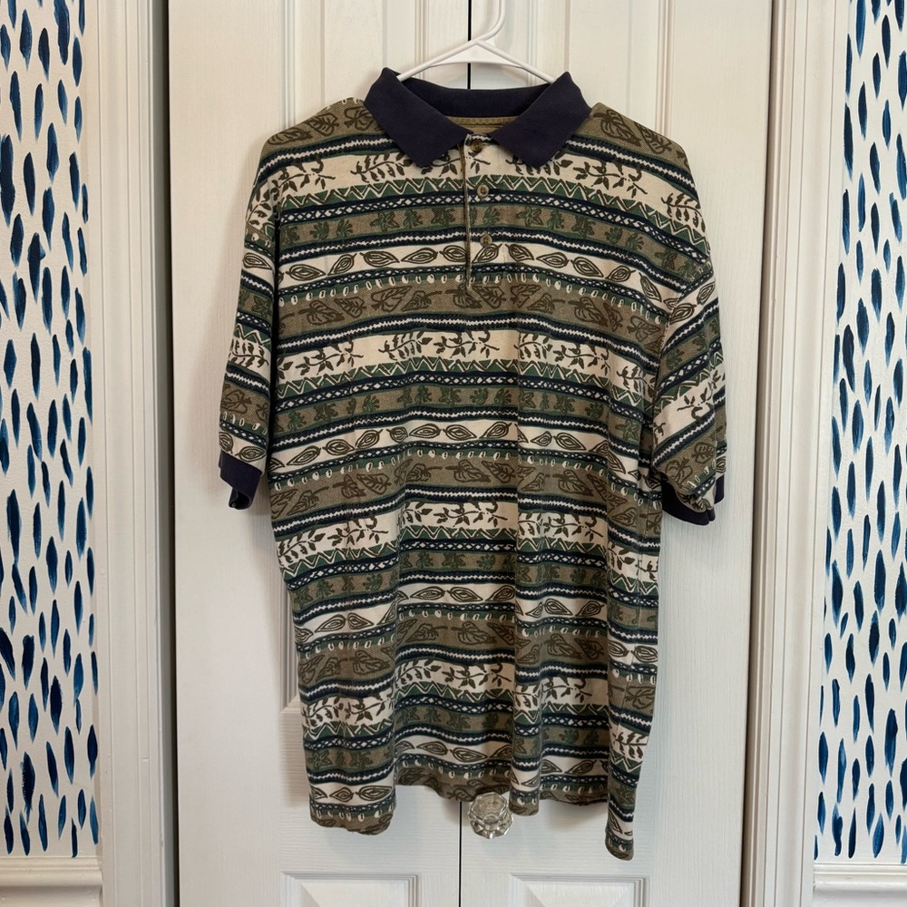 Vintage Men’s Halifax Outfitters Polo Shirt - Size: Medium